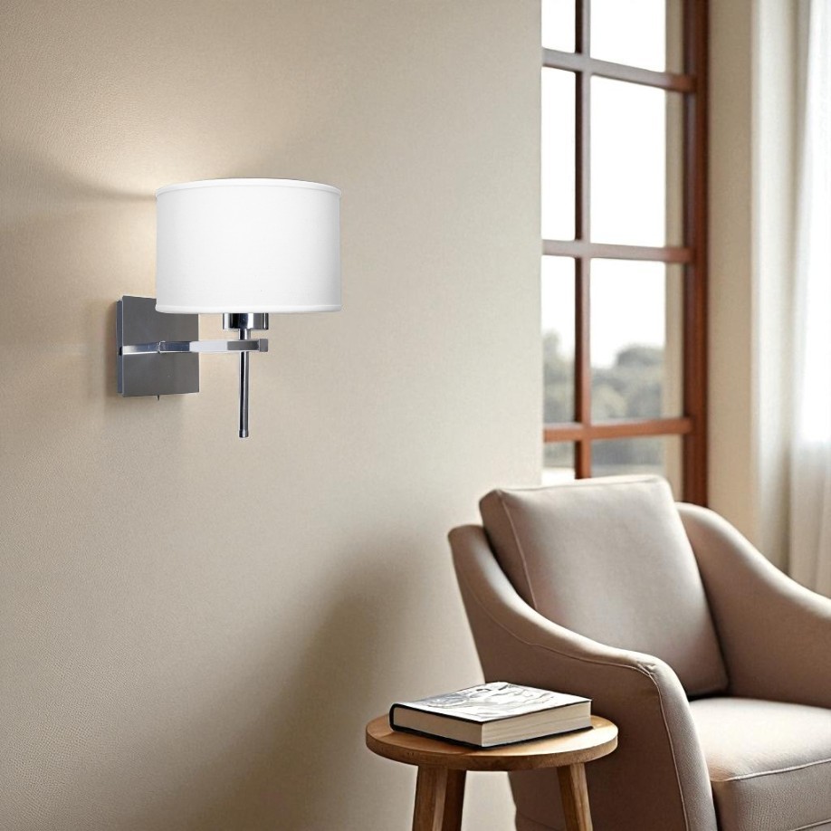 Aplique Cubo c/ caño pasante