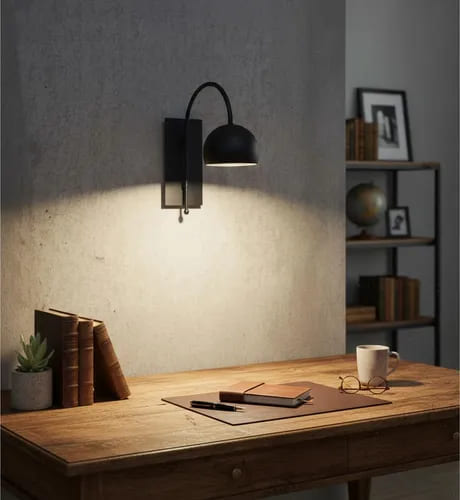 Aplique Bocha caño curvo