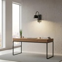 Aplique Bocha caño curvo